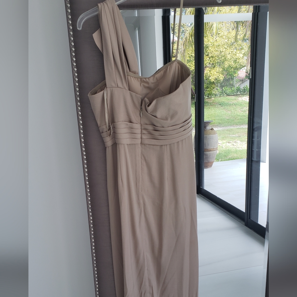 BCBGMAXAZRIA Gown Tan Dress - Picture 6 of 7
